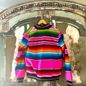 Women’s Medium Mexican blanket jacket. SO unique!
